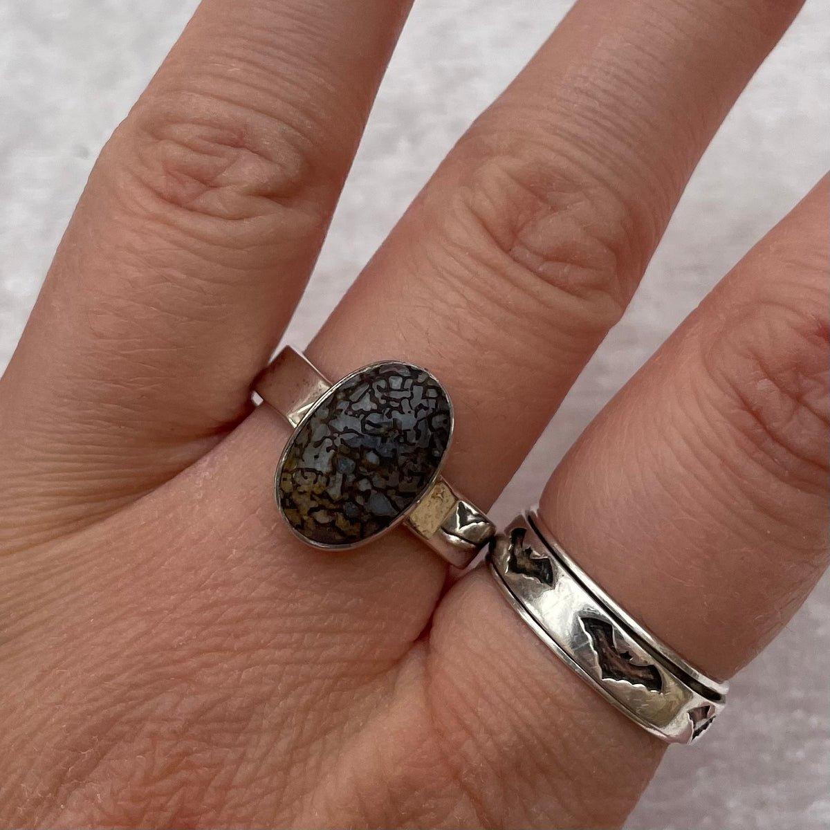 Fossil Dinosaur Bone Ring
