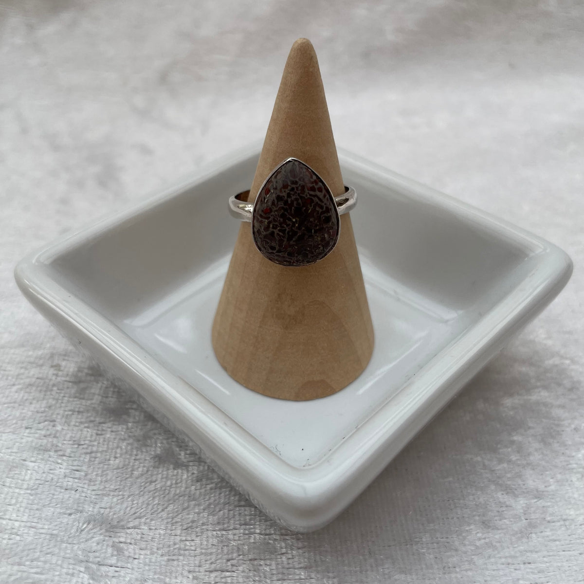 Fossil Dinosaur Bone Ring