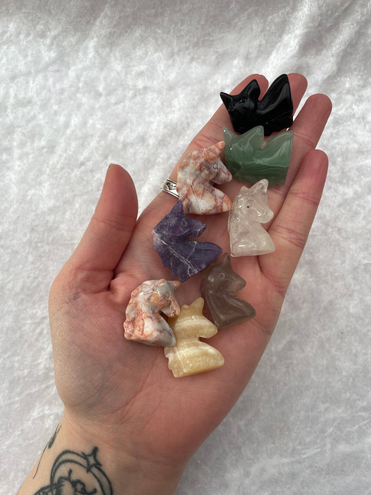 Mini Crystal Unicorn Heads