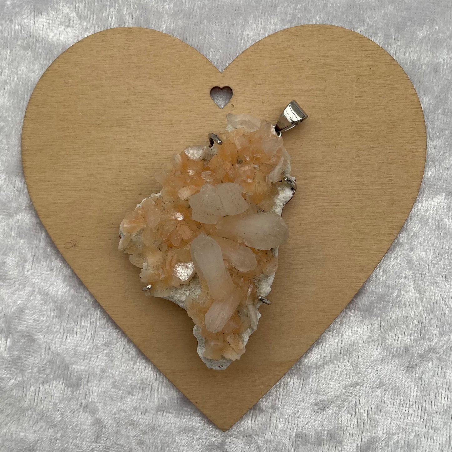 Stilbite Cluster Pendant