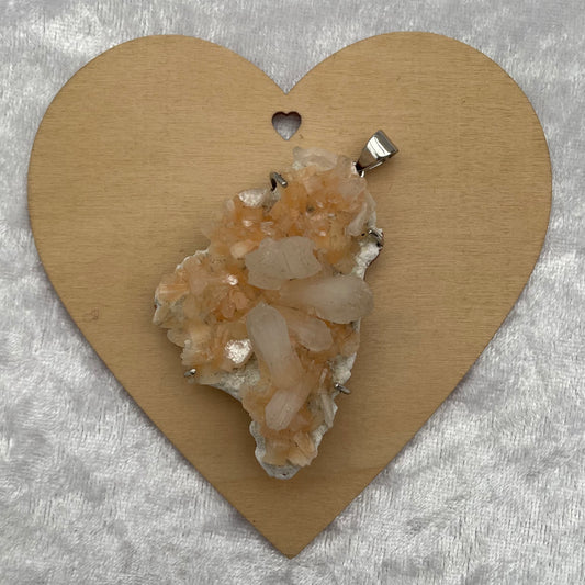 Stilbite Cluster Pendant