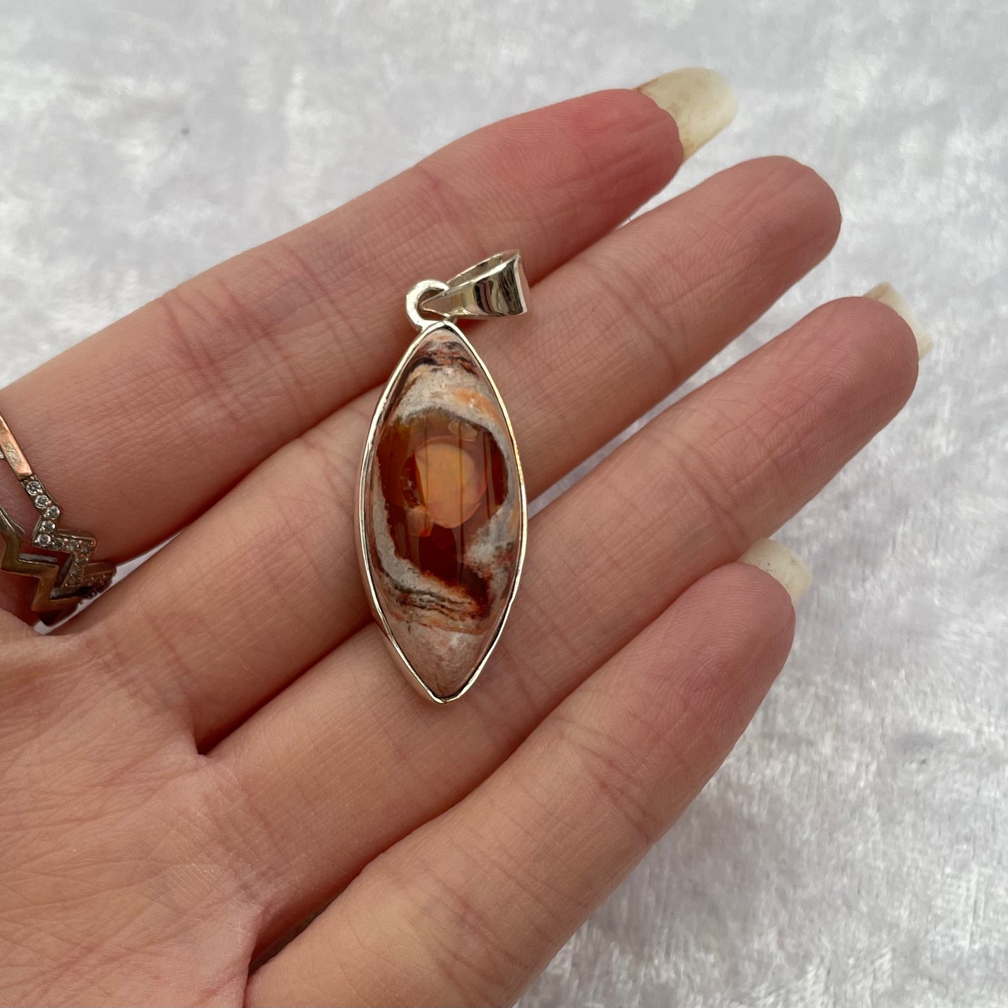 Fire Opal Pendant