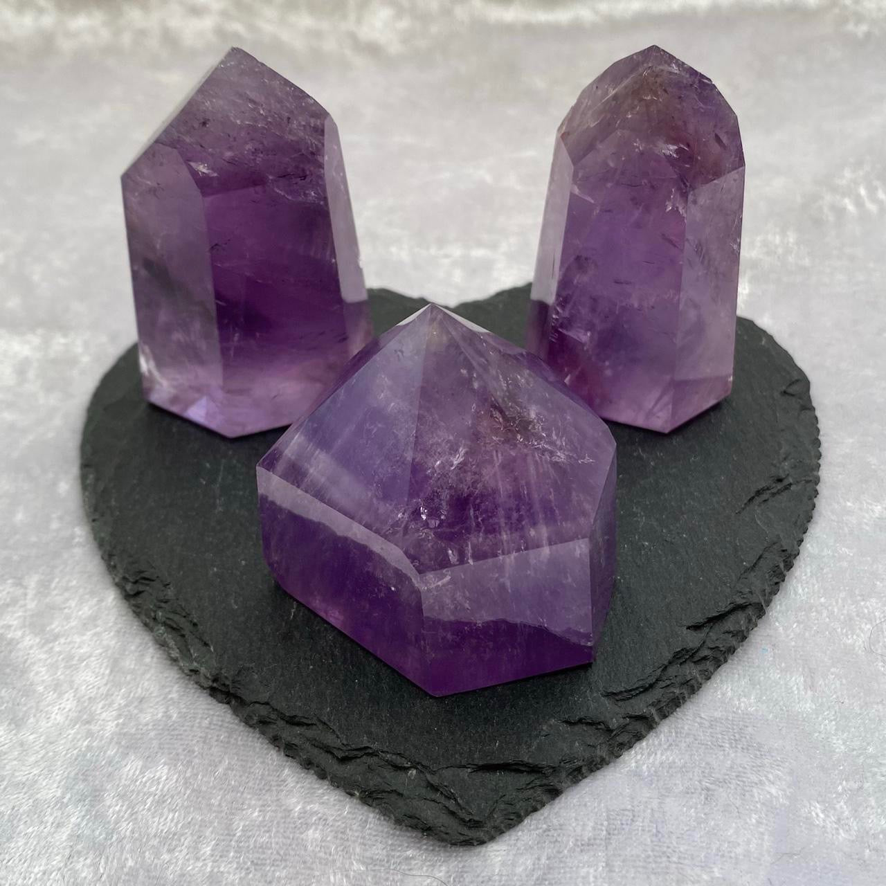 Chunky Amethyst towers
