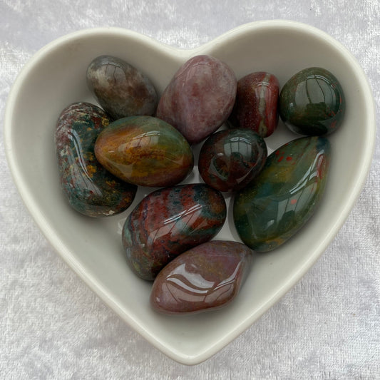 Fancy Jasper tumblestones