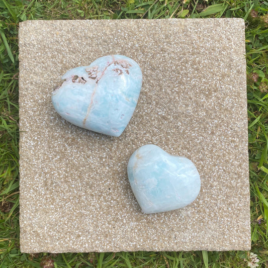 Caribbean Calcite Hearts