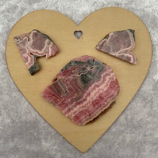 Rhodochrosite slices