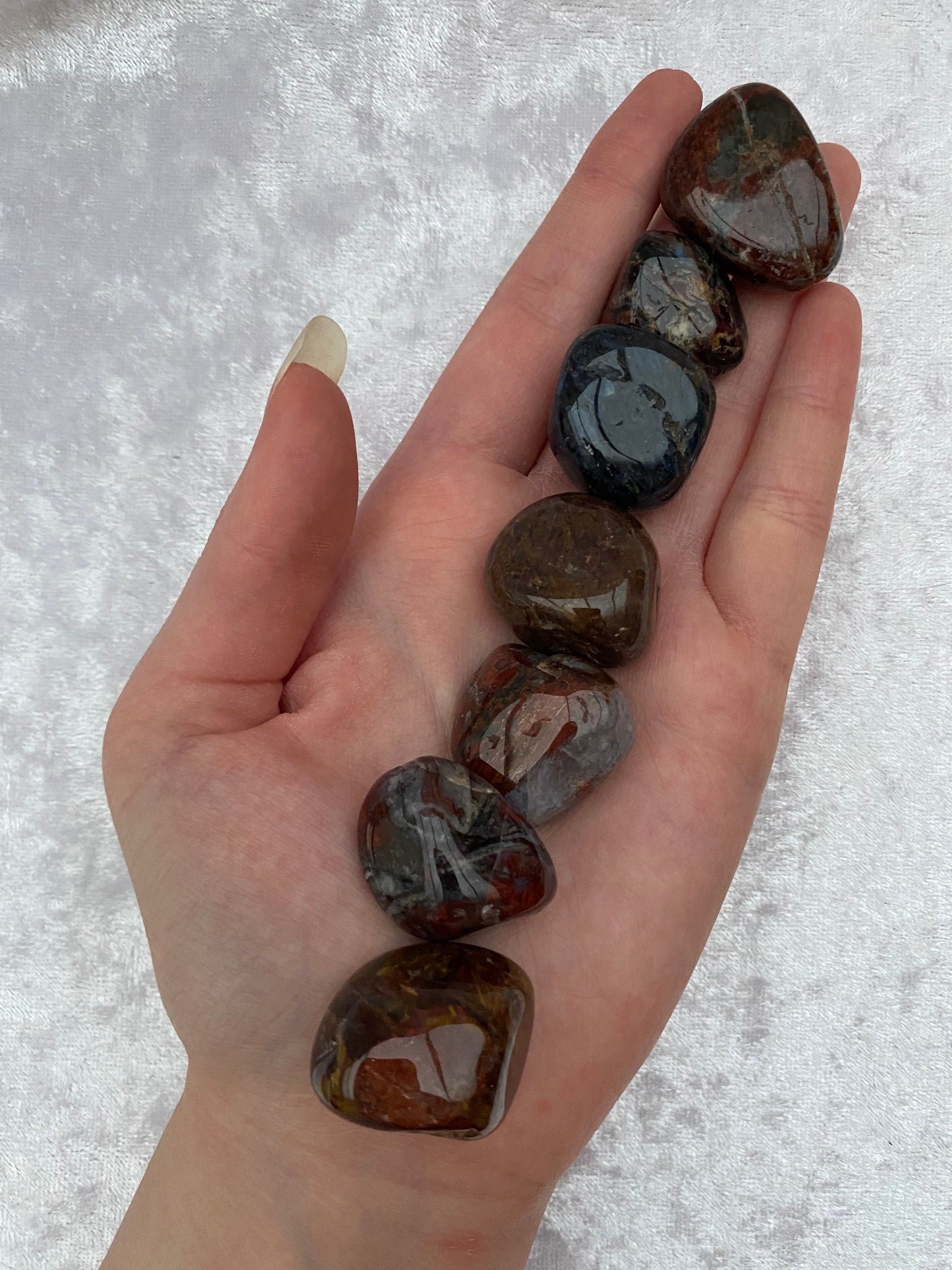 Pietersite tumblestones