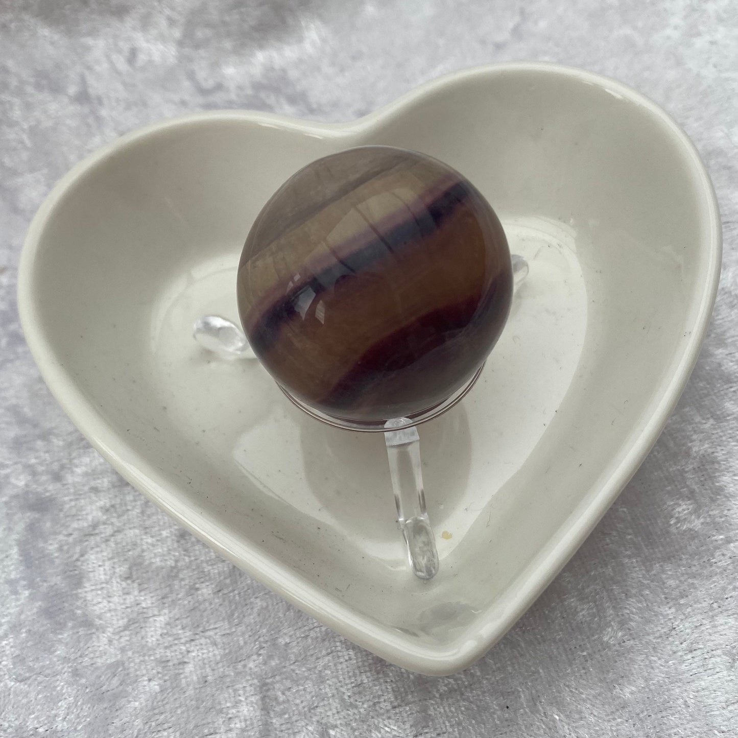 Rainbow Fluorite sphere