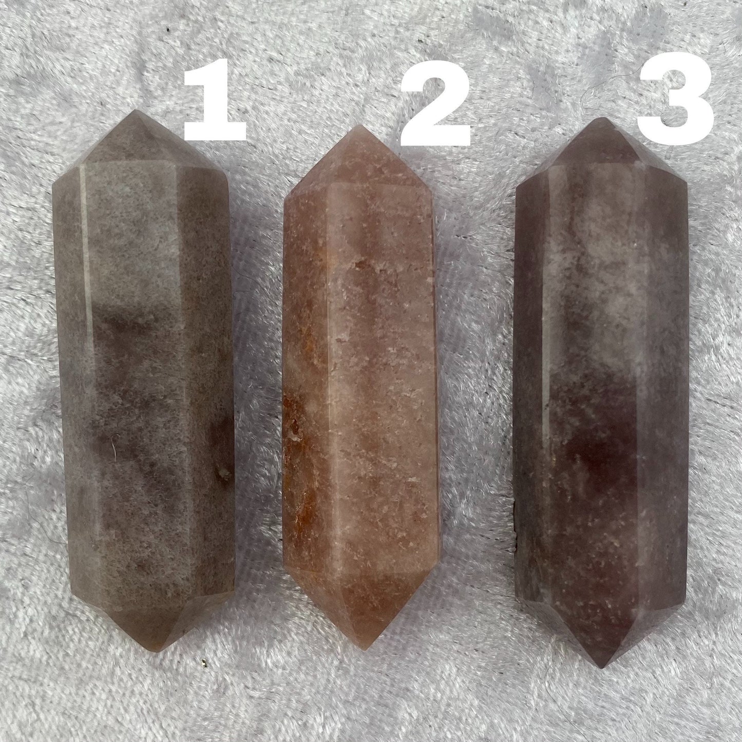 Pink Amethyst mini DT points