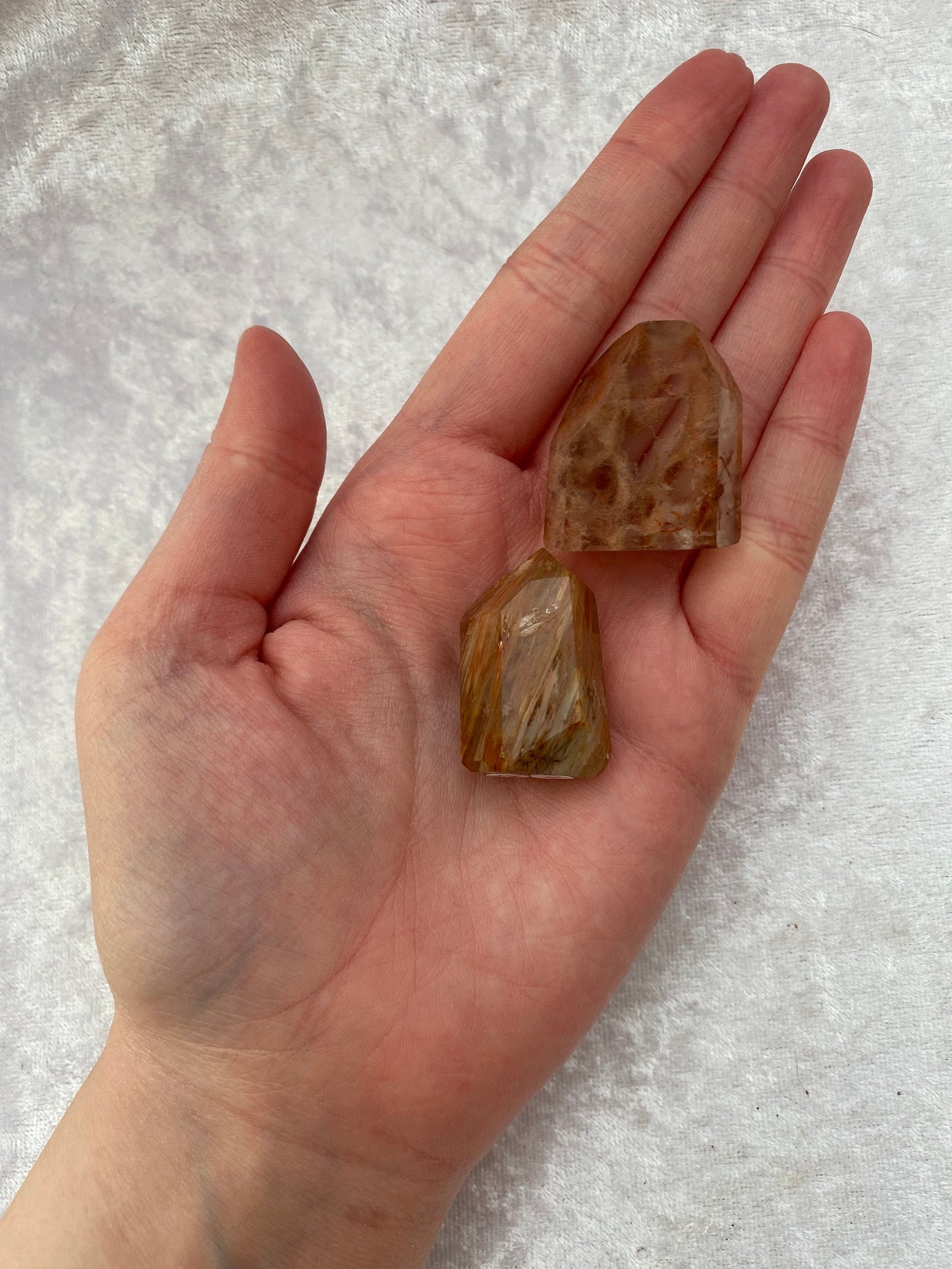 Amphibole Quartz points