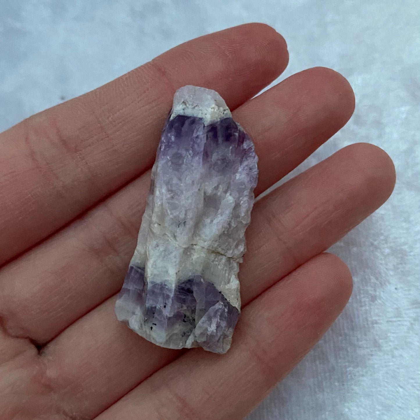 Mini rough Chevron Amethyst freeform