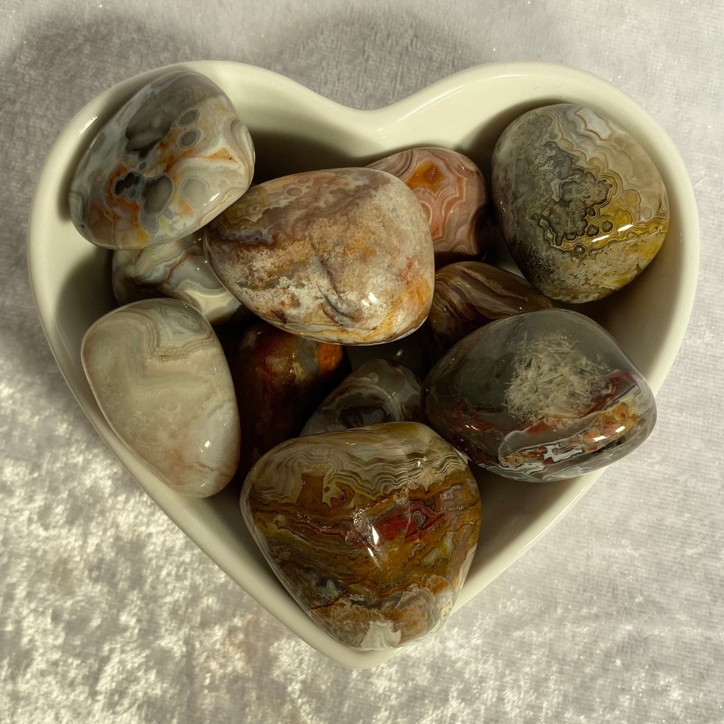 Crazy Lace Agate tumblestones