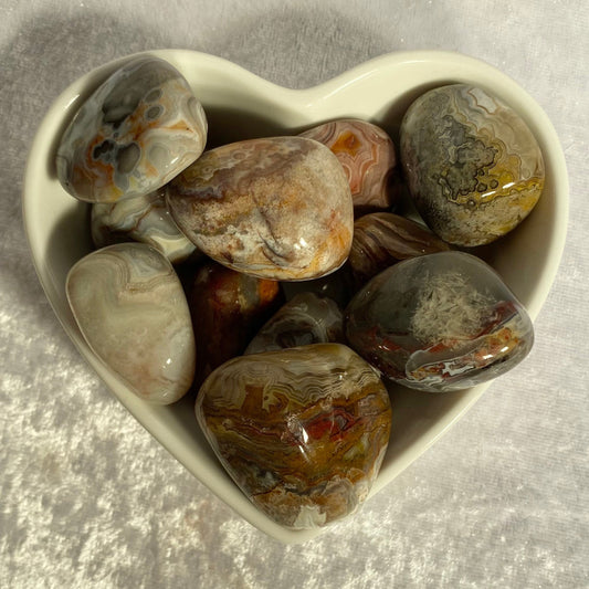 Crazy Lace Agate tumblestones