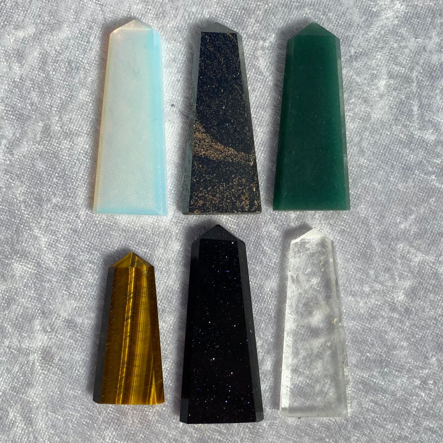 Flat crystal points
