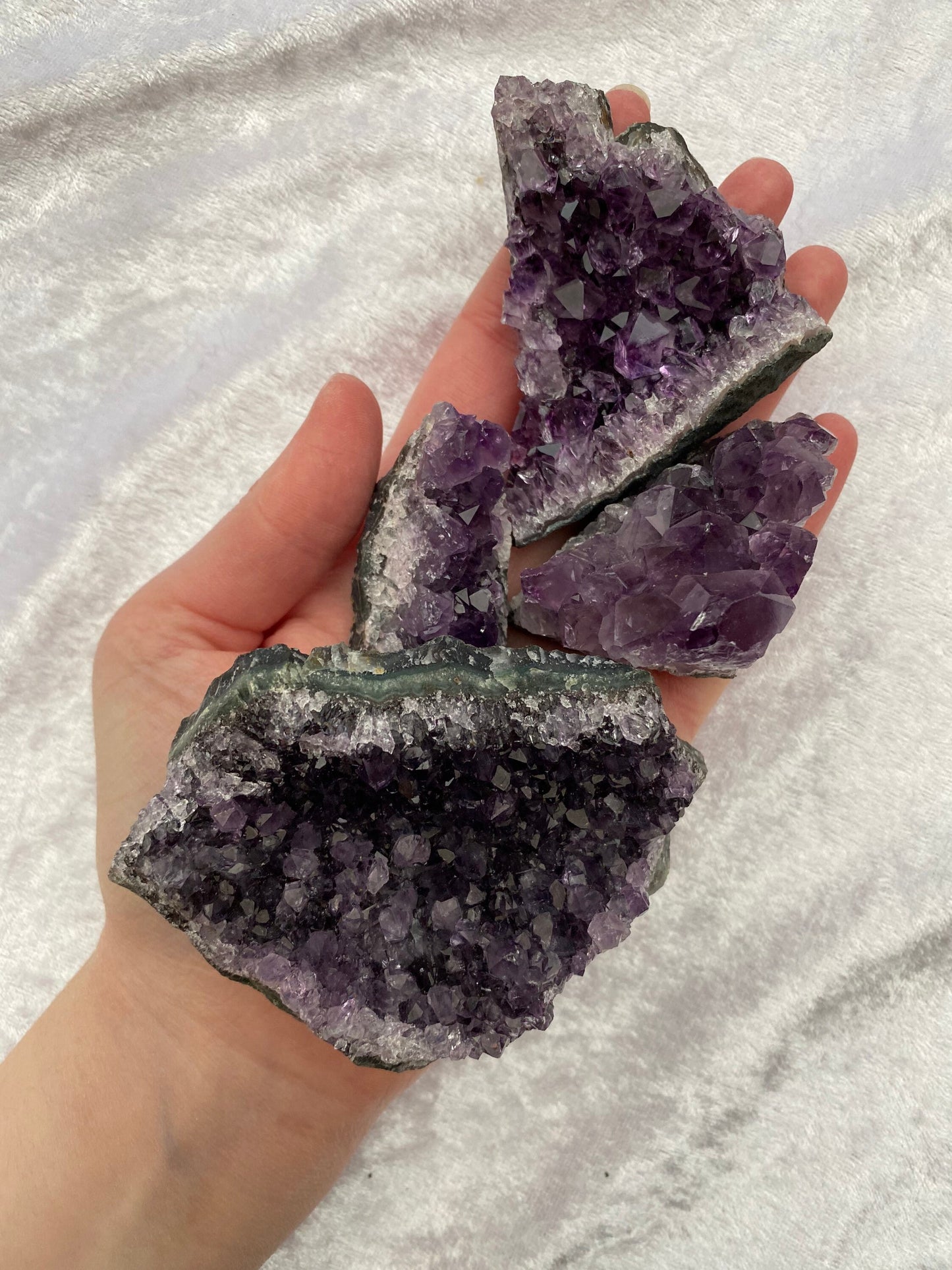 Uruguayan Amethyst clusters