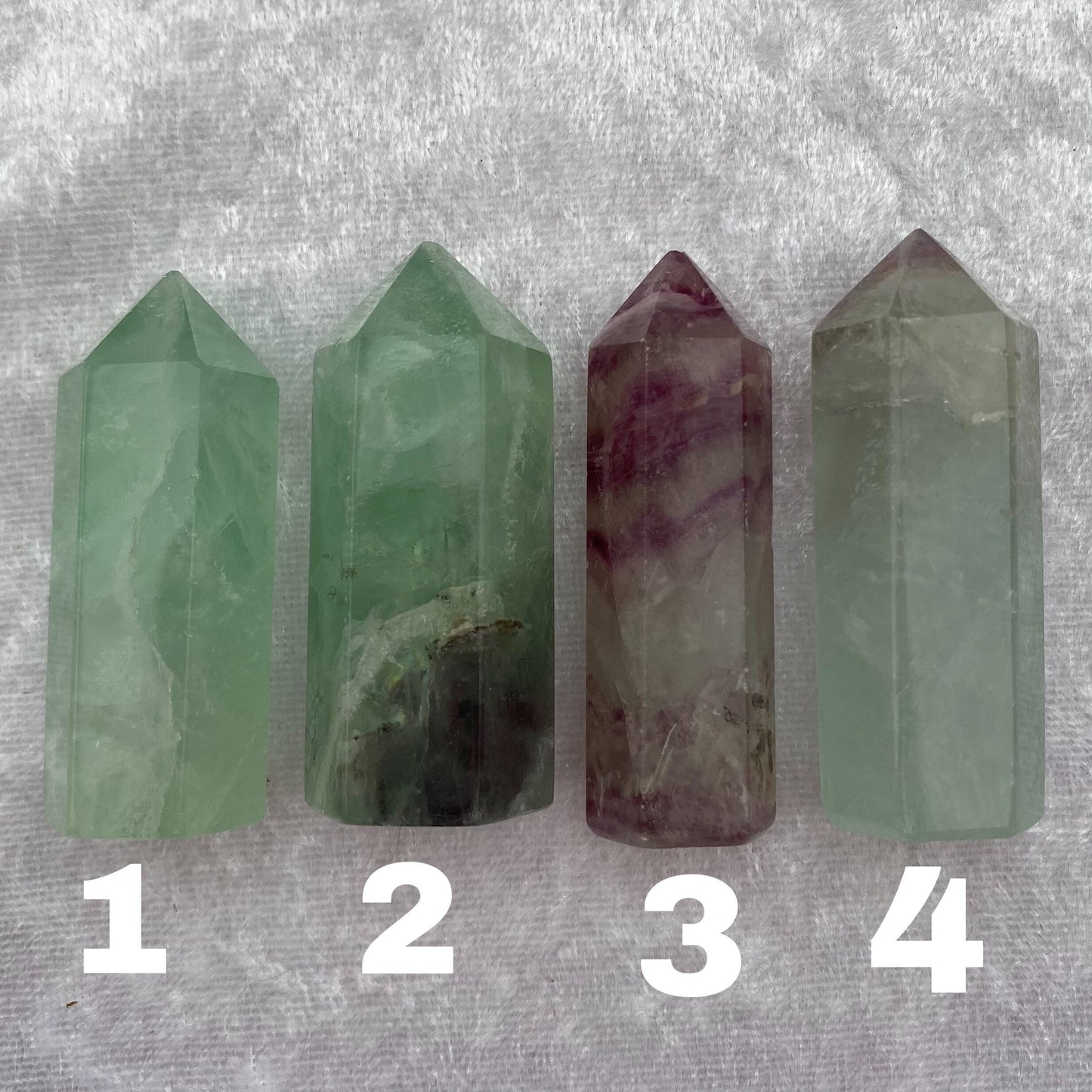 Rainbow Fluorite towers