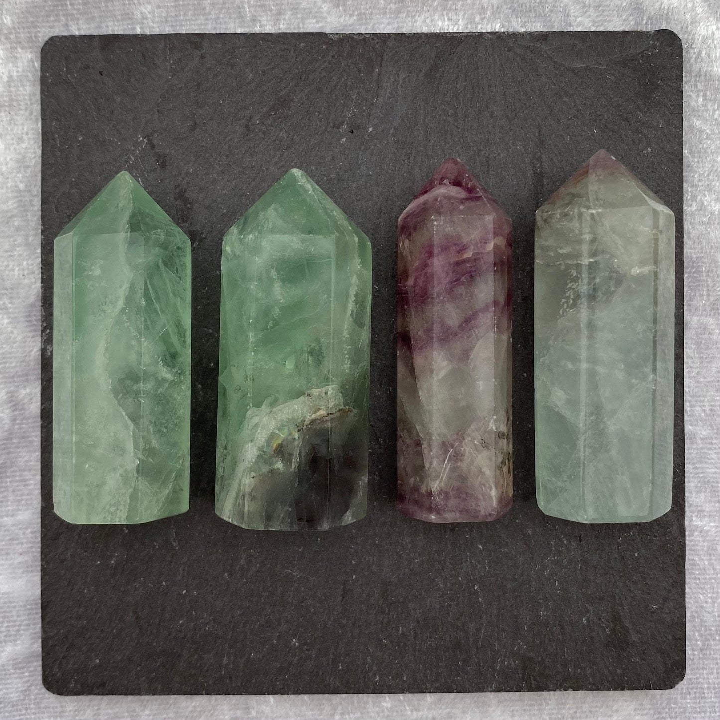 Rainbow Fluorite towers