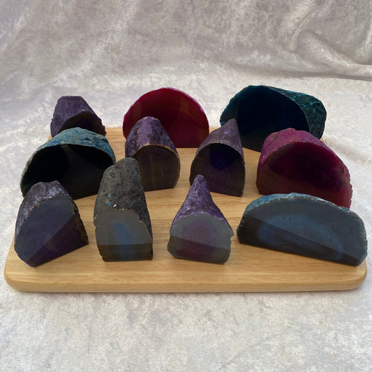 Colourful Agate geodes