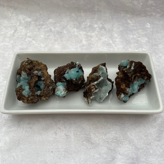 Hemimorphite clusters