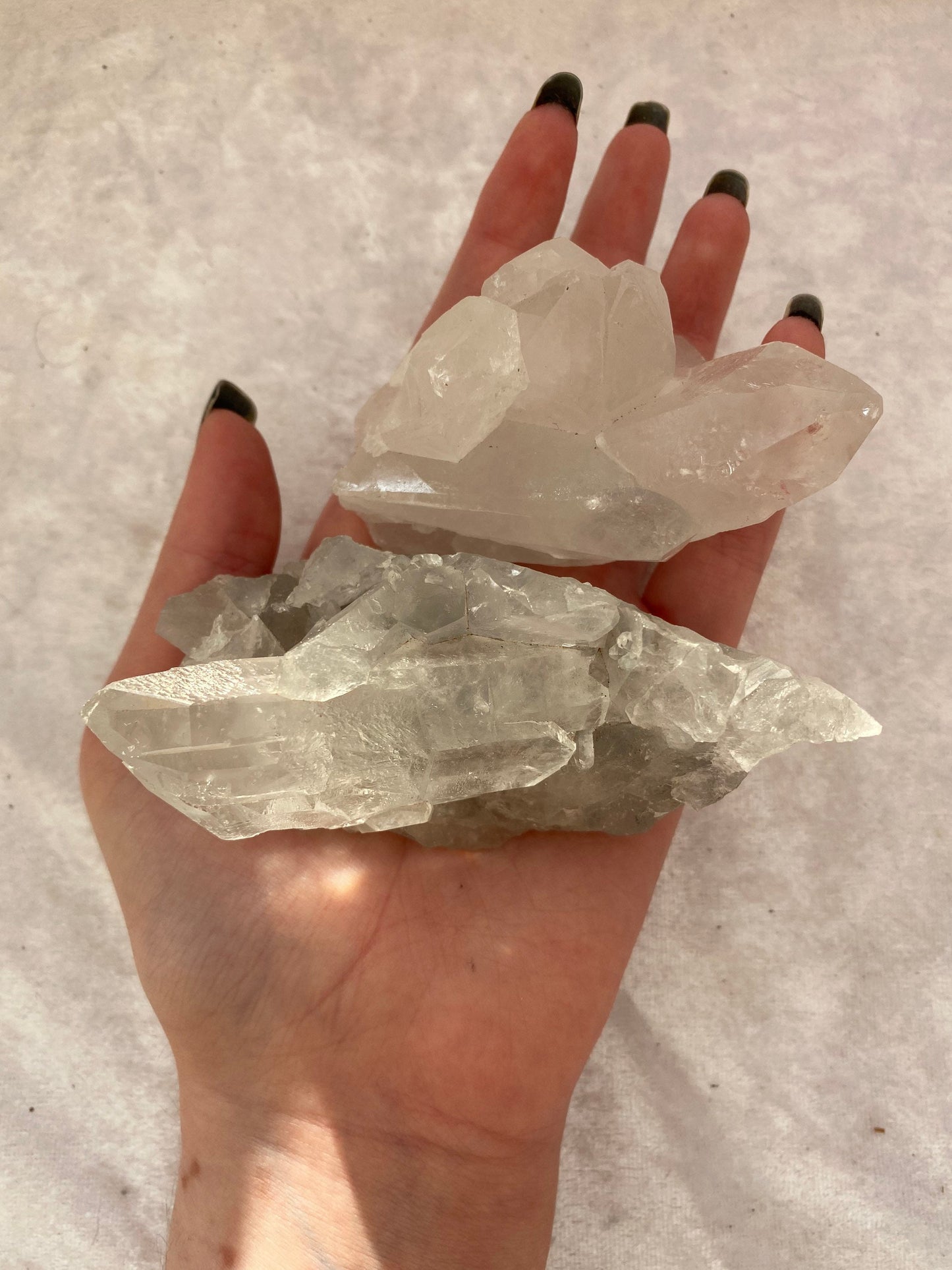 Clear Quartz clusters