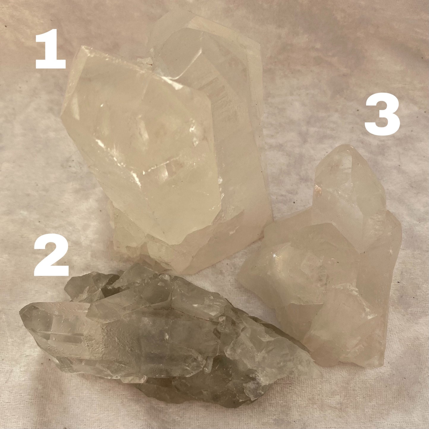 Clear Quartz clusters