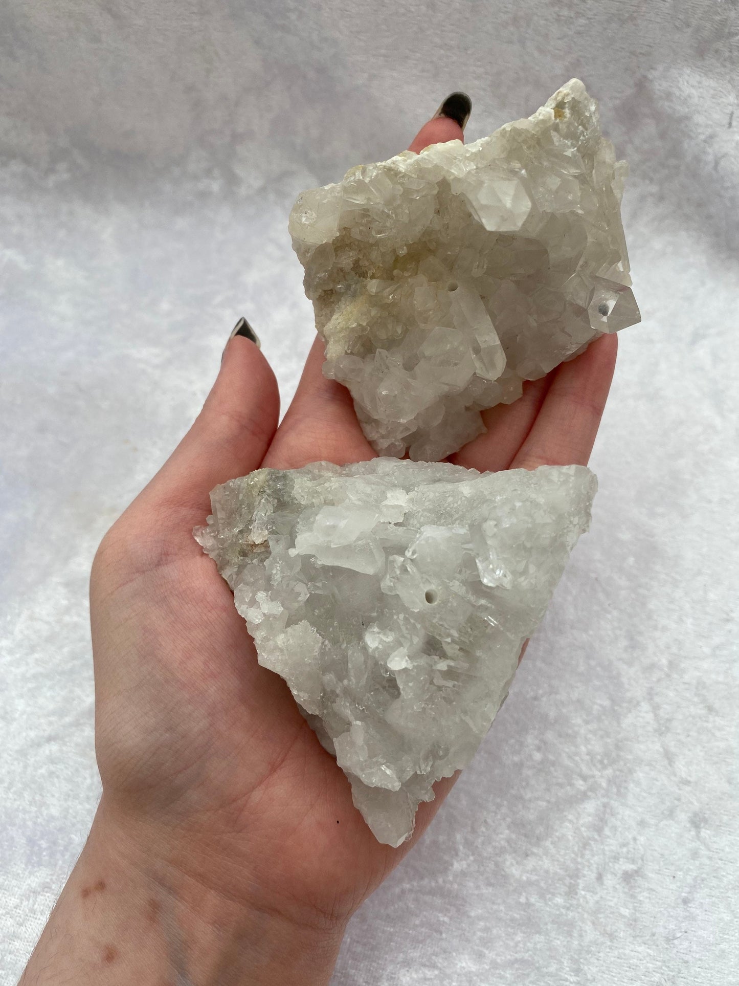 Quartz incense holders