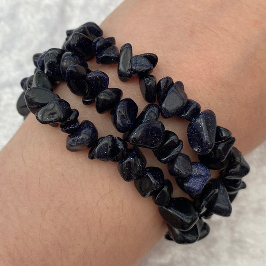 Blue Goldstone bracelets