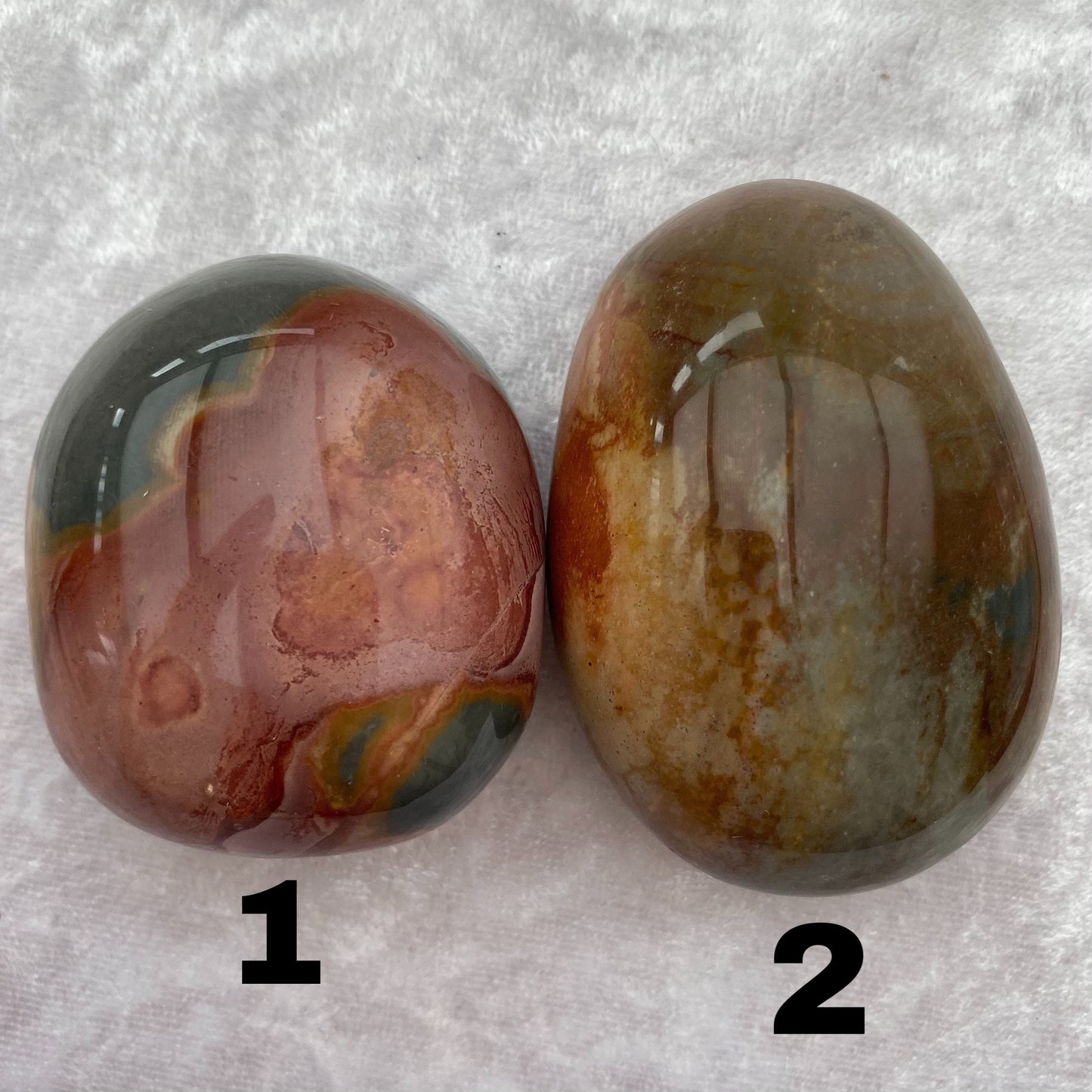 Polychrome Jasper Palmstones