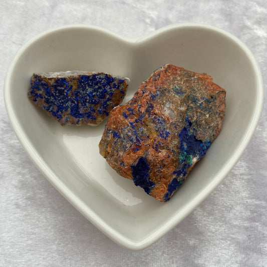 Rough Azurite and Malachite