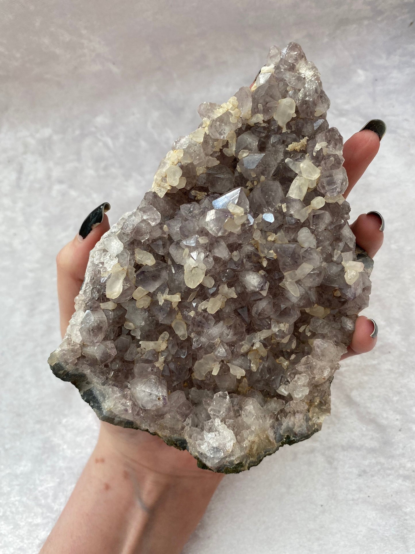 Amethyst clusters