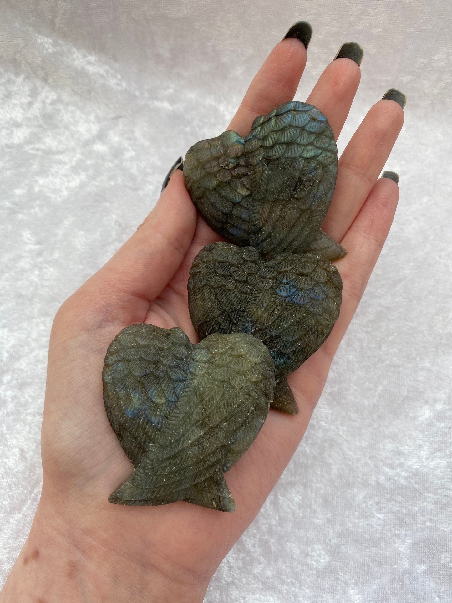 Labradorite angel wings
