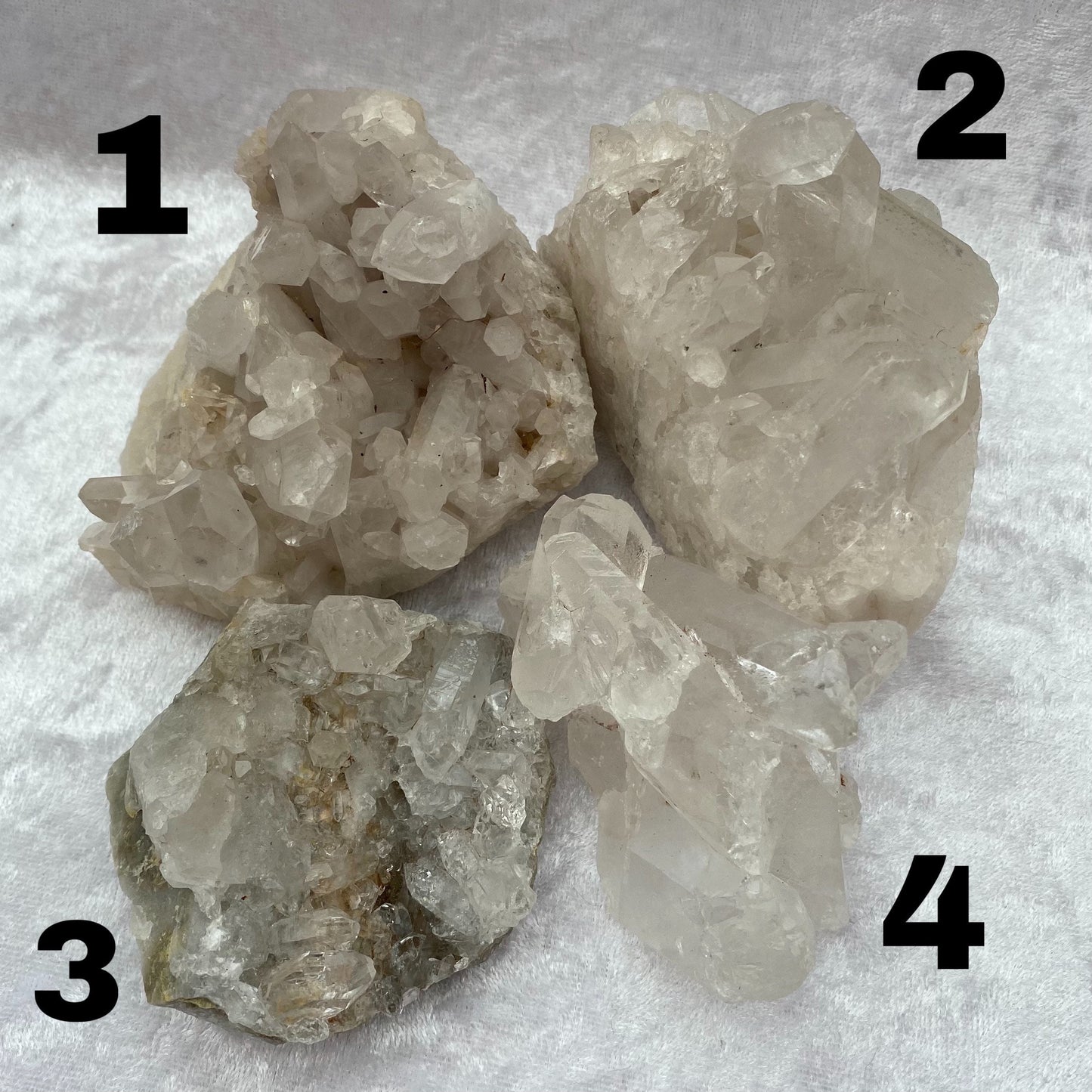 Clear Quartz clusters