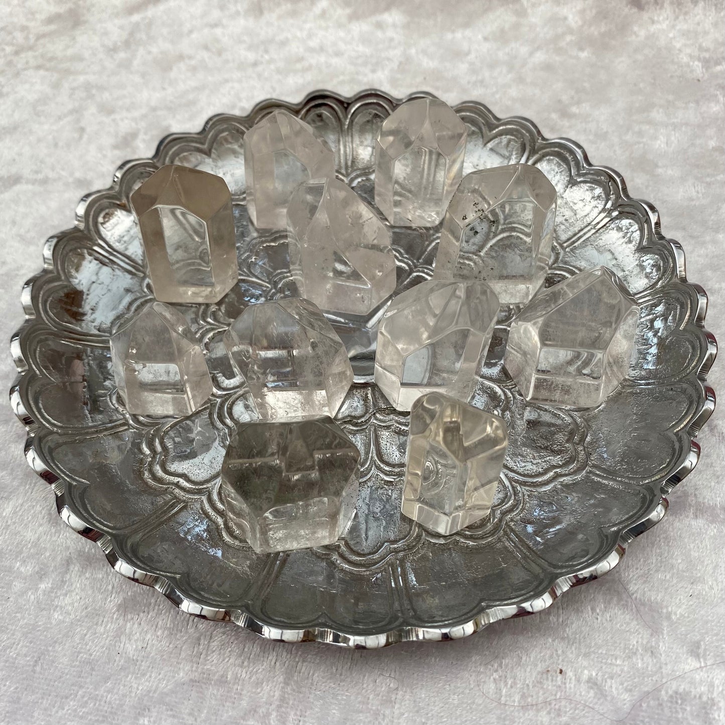 Mini Clear Quartz towers