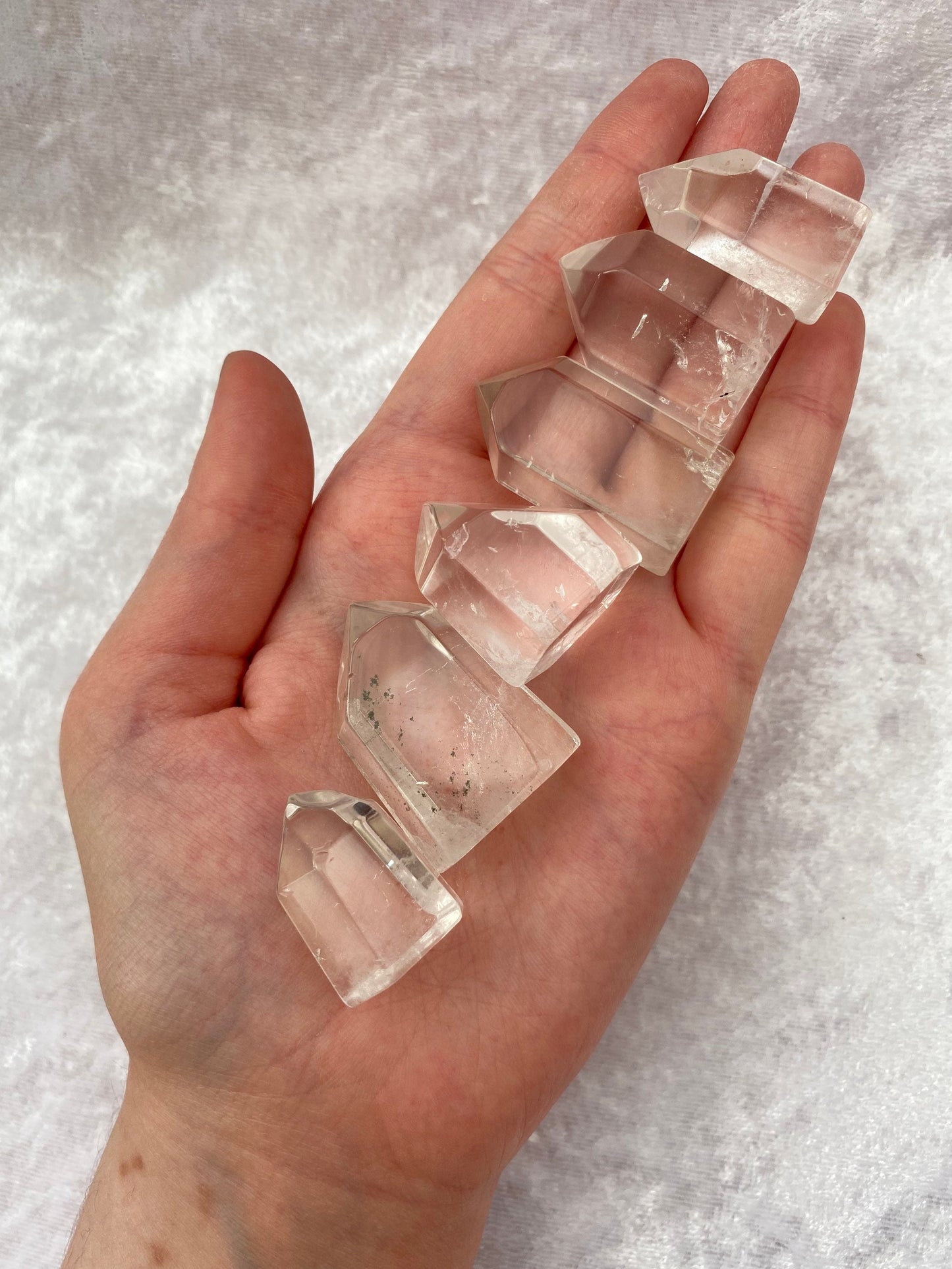 Mini Clear Quartz towers