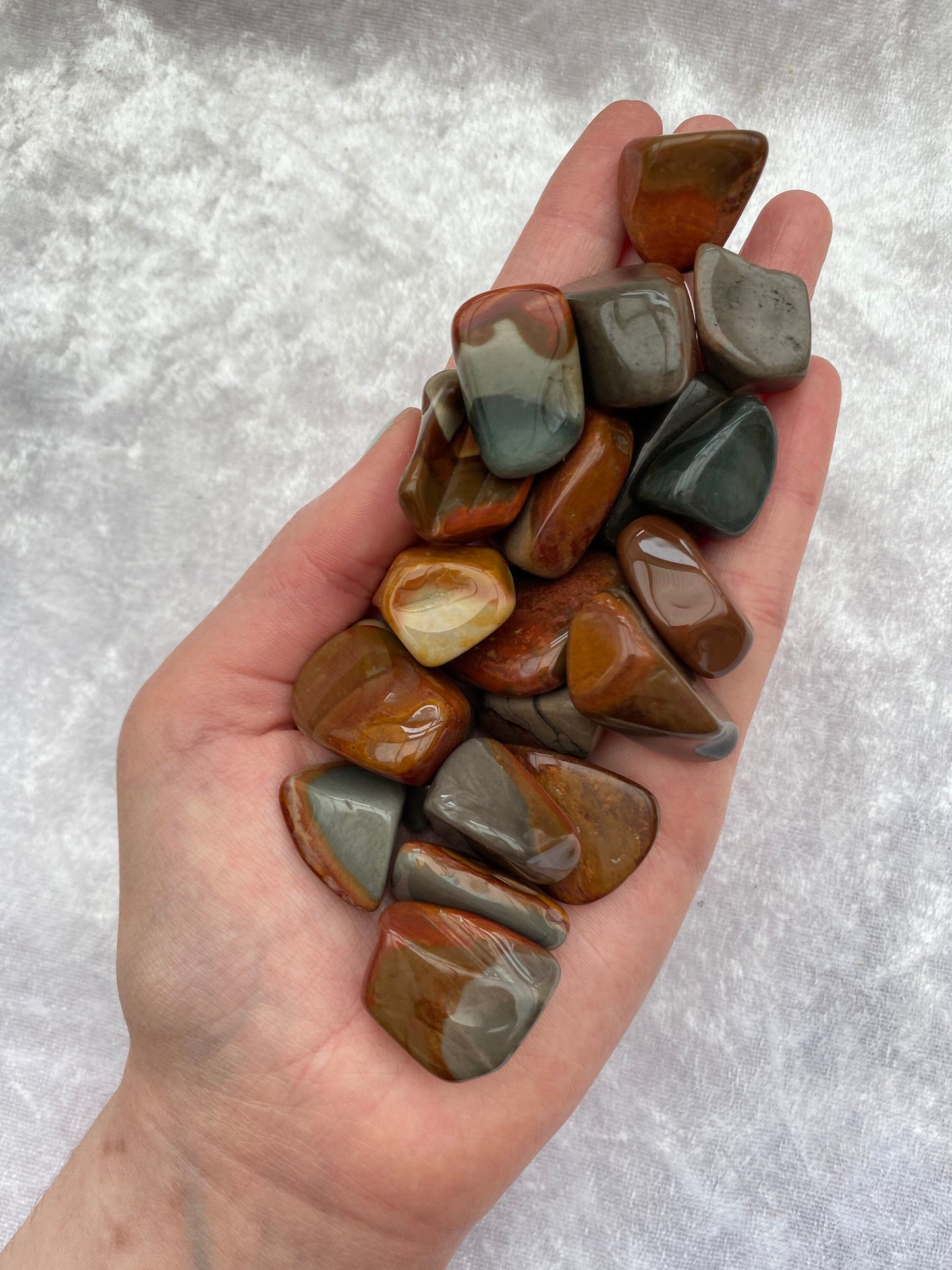 Polychrome Jasper tumblestones