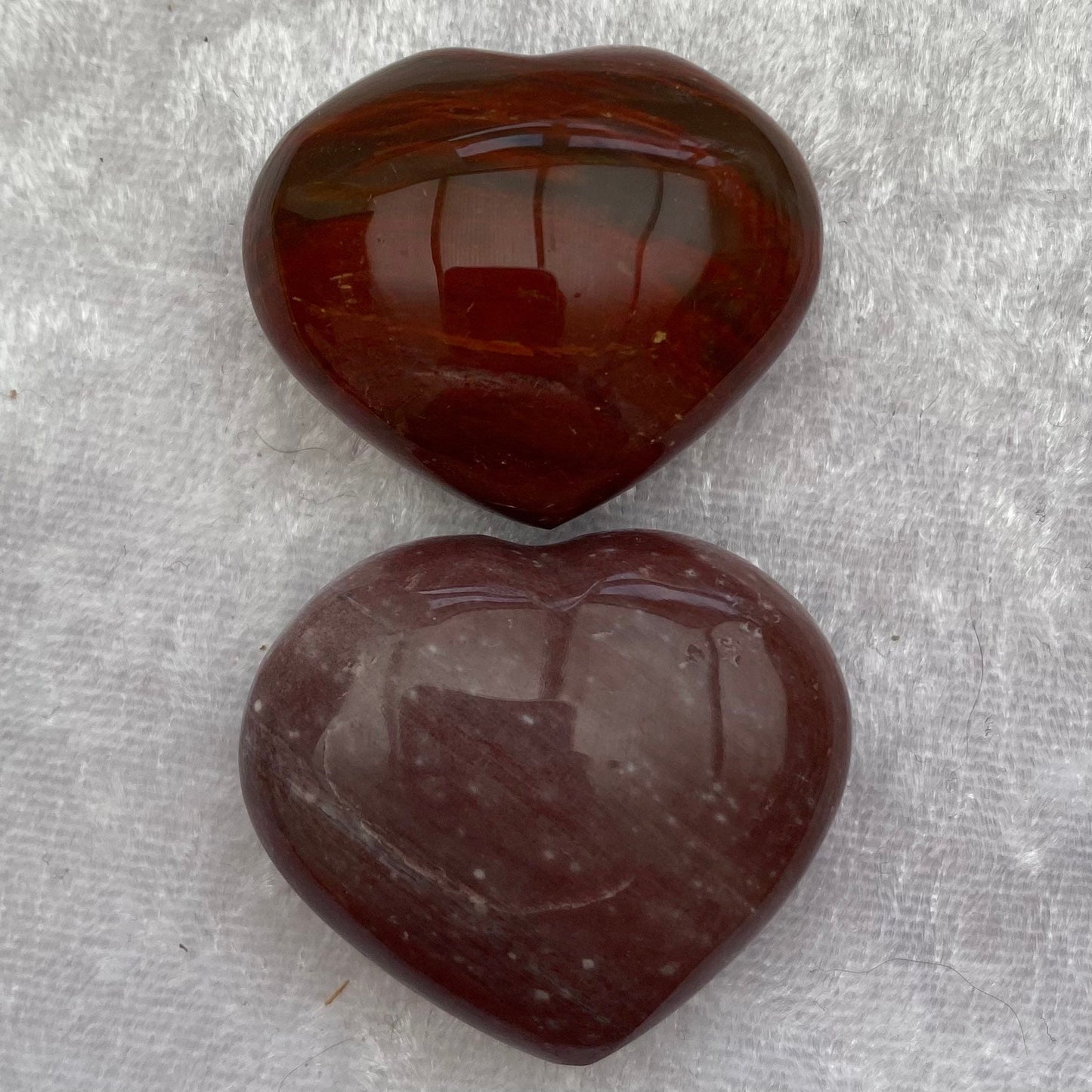 Petrified Wood hearts