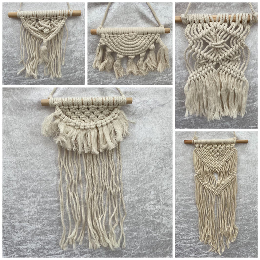 Macrame wall hangings