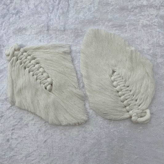 Macrame leaf wall hanging