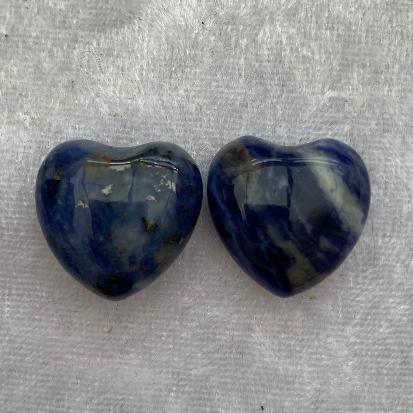 Mini Sodalite hearts