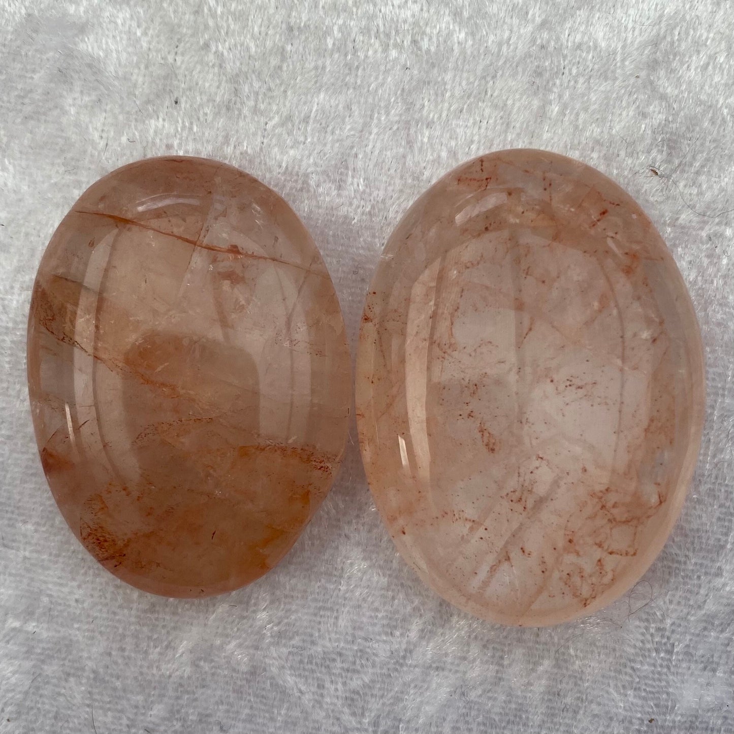 Red Hematoid Quartz Palmstones