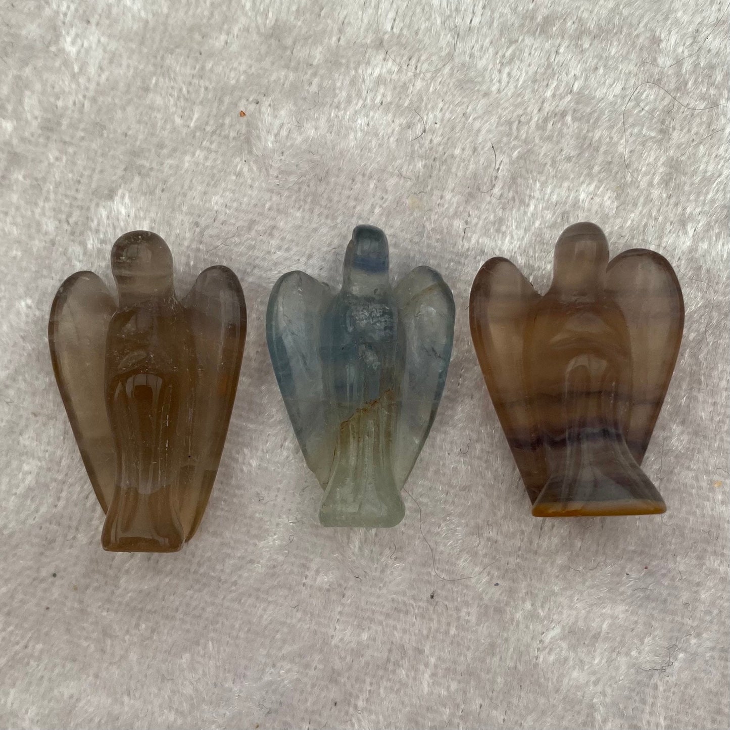 Mini Rainbow Fluorite angels