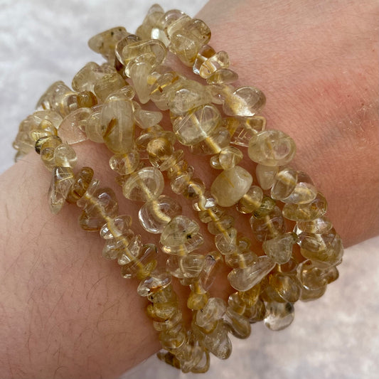 Golden Rutile Quartz bracelets