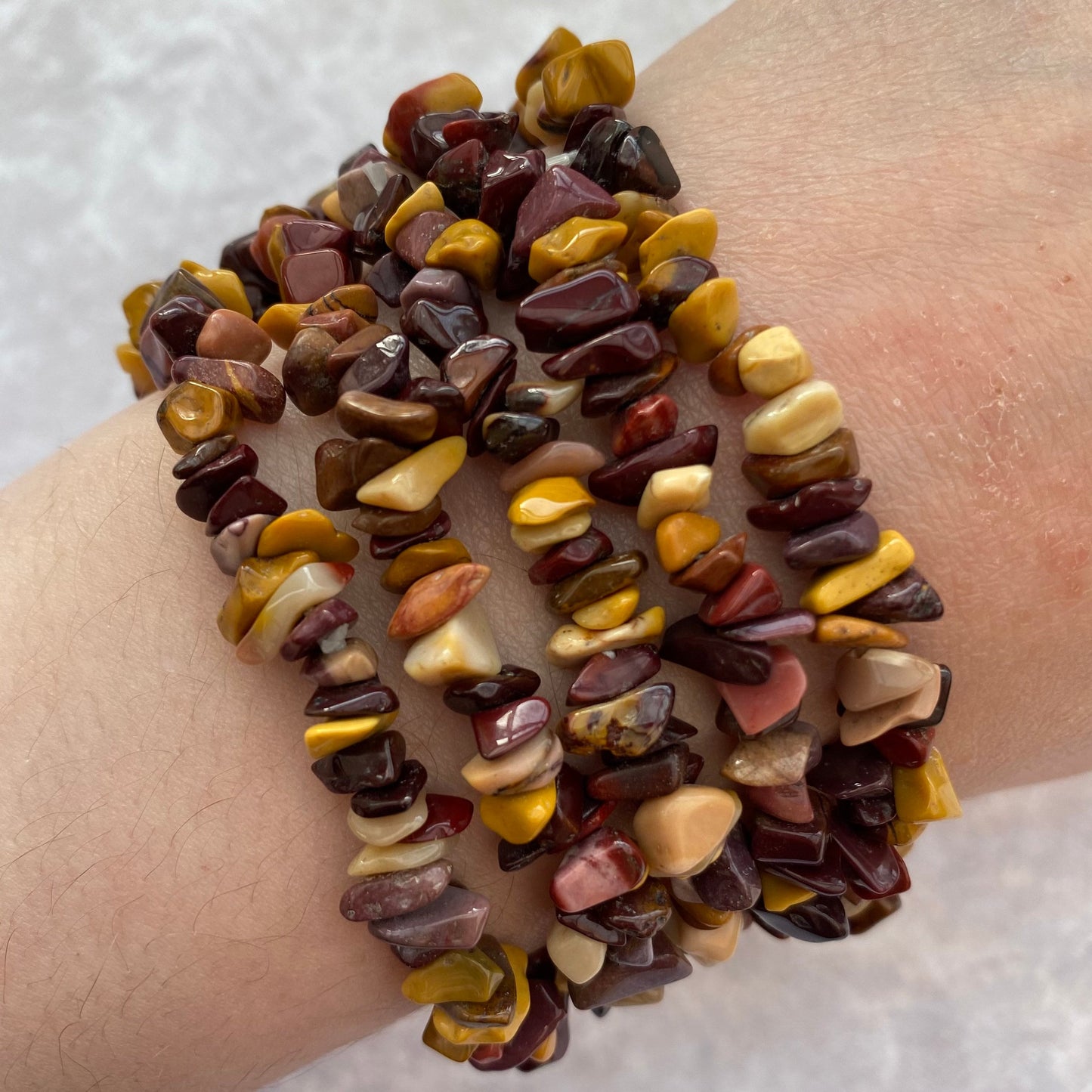 Mookaite bracelets