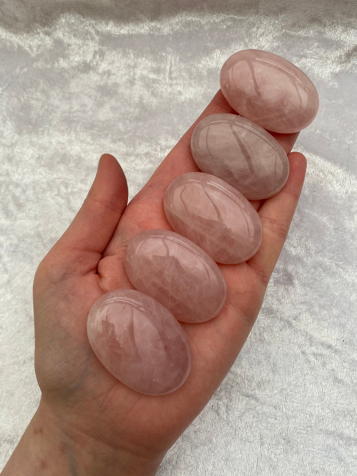 Rose Quartz palmstones