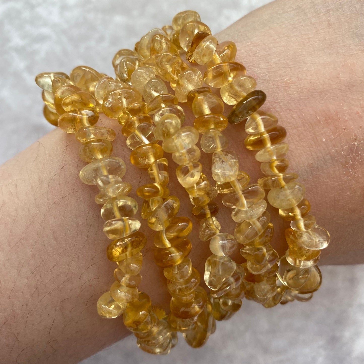 Heat Treated Citrine bracelets