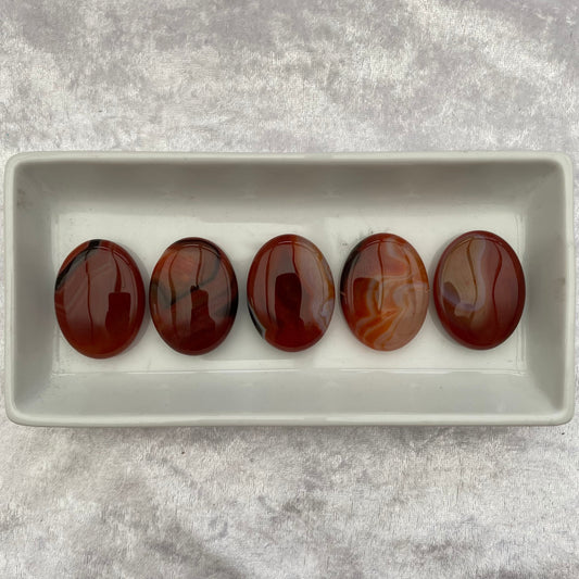 Carnelian palmstones
