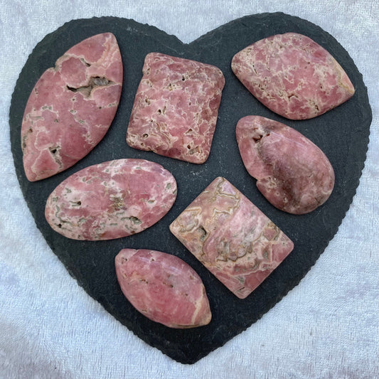Rhodochrosite cabochons