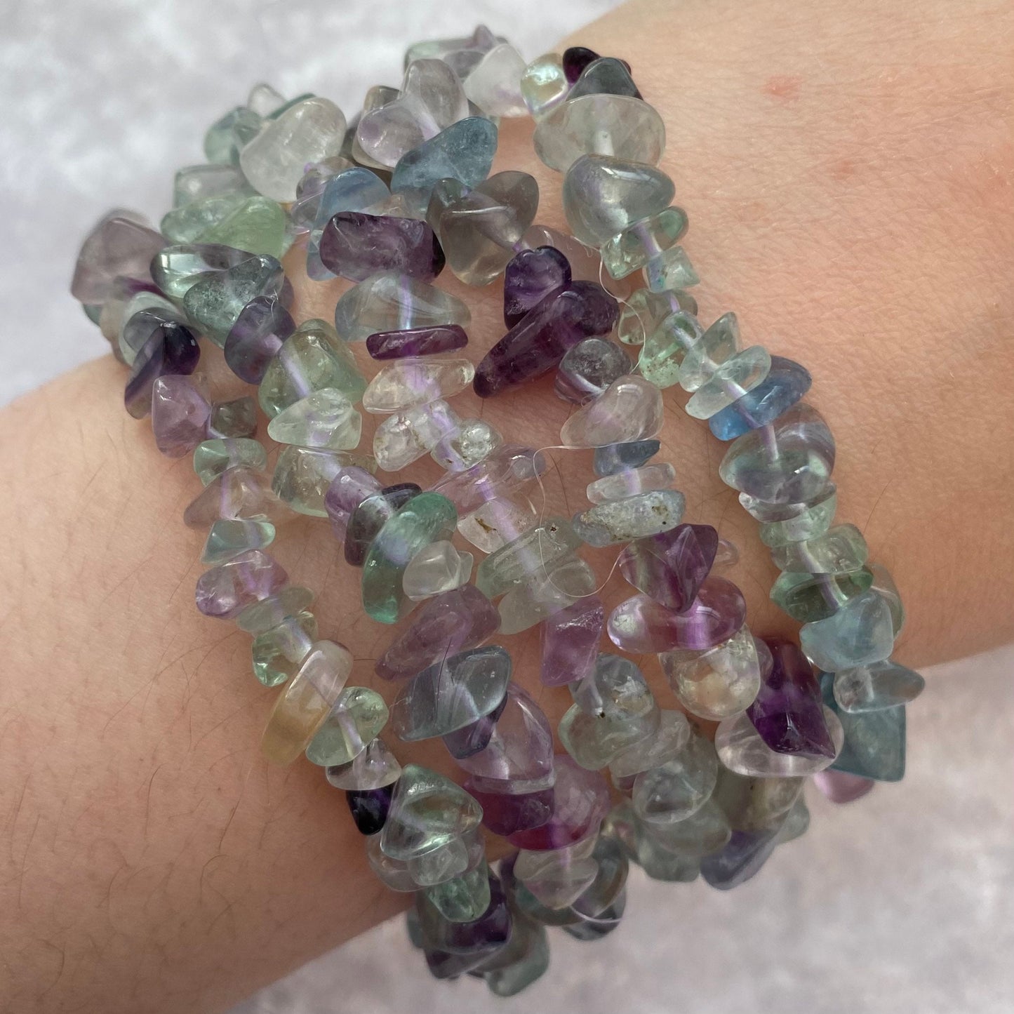 Rainbow Fluorite bracelets