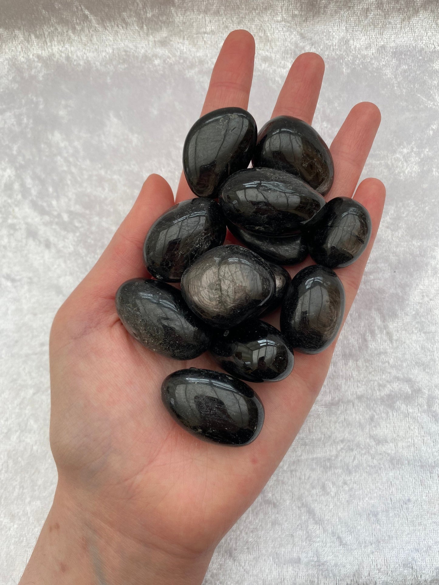 Hypersthene tumblestones