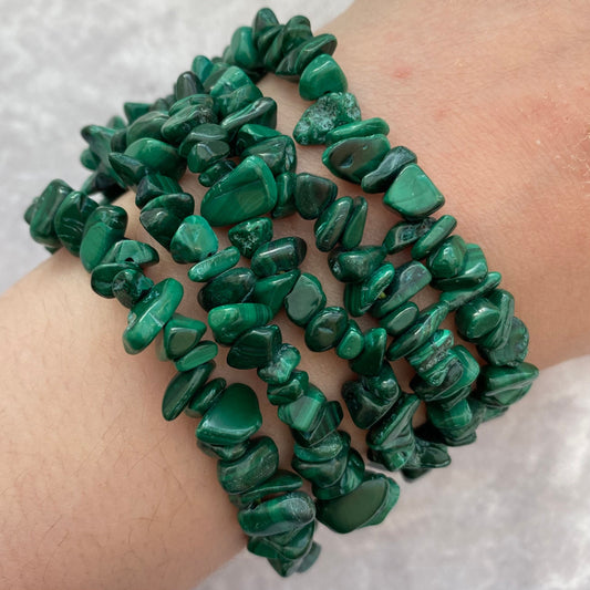 Malachite bracelets